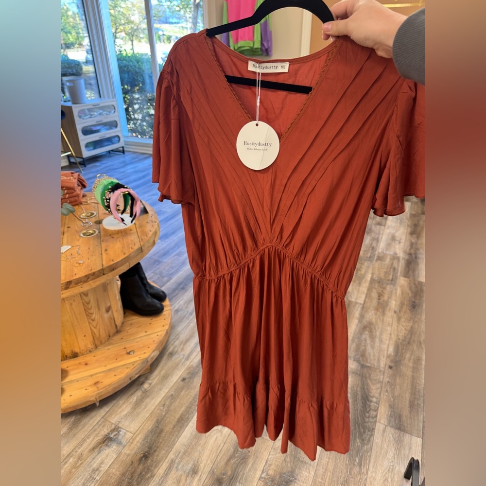 Boutique brand | Burnt Orange dress size 1XL